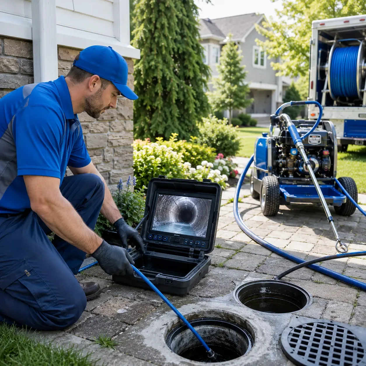 Outdoor drain cleaning professionals serving Silverdale, PA